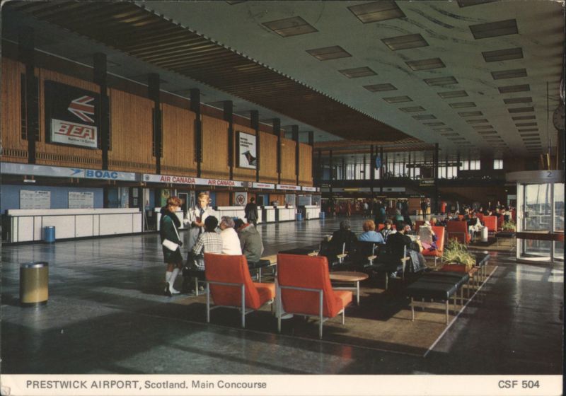 Prestwick Airport Main Concourse Scotland