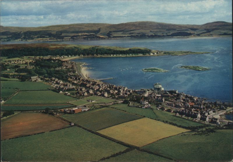 Aerial View of Millport, The Great Cumbrae Scotland