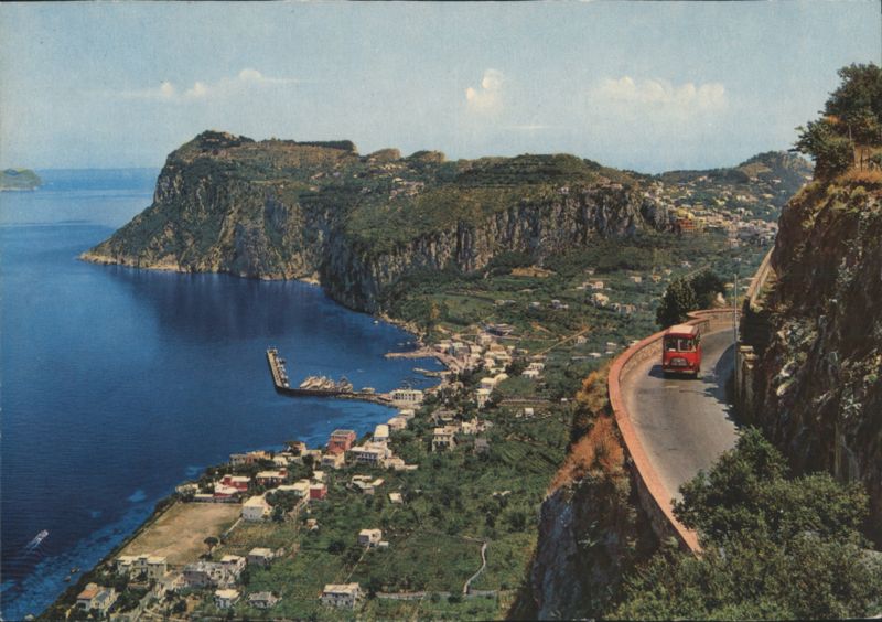 Capri Panorama and Harbour Italy