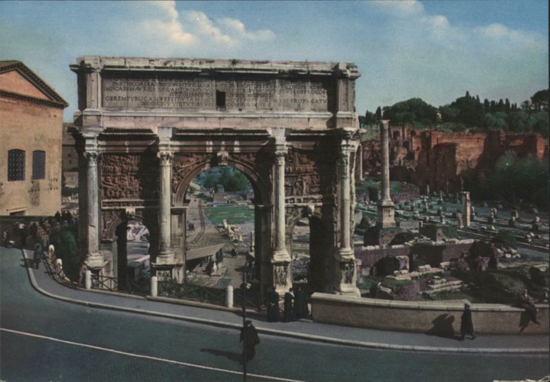 Arch of Septimius Severus, Roman Forum Rome Italy