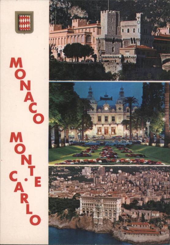 Monaco Monte-Carlo Prince's Palace Casino Panoramic View