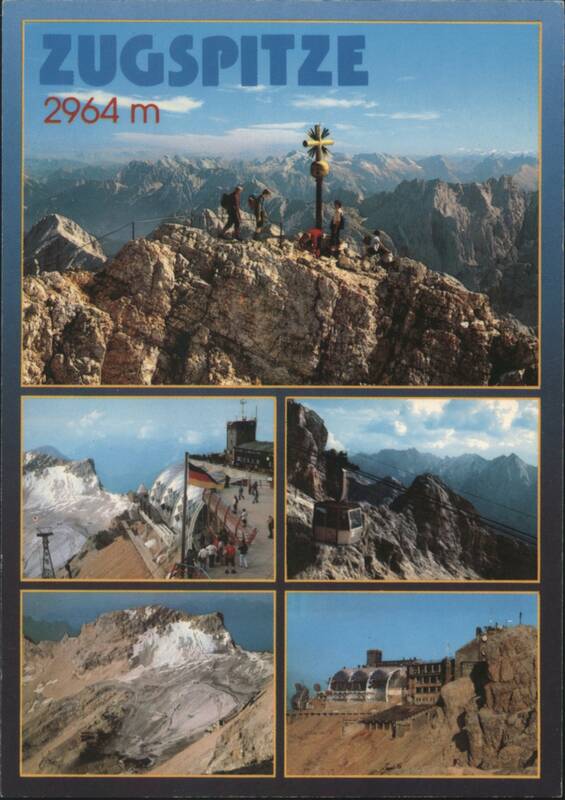 Zugspitze Mountain Peak 2964 m, Germany
