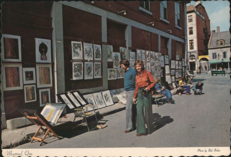 Street Artists on Rue St-Amable, Montreal, QC Canada