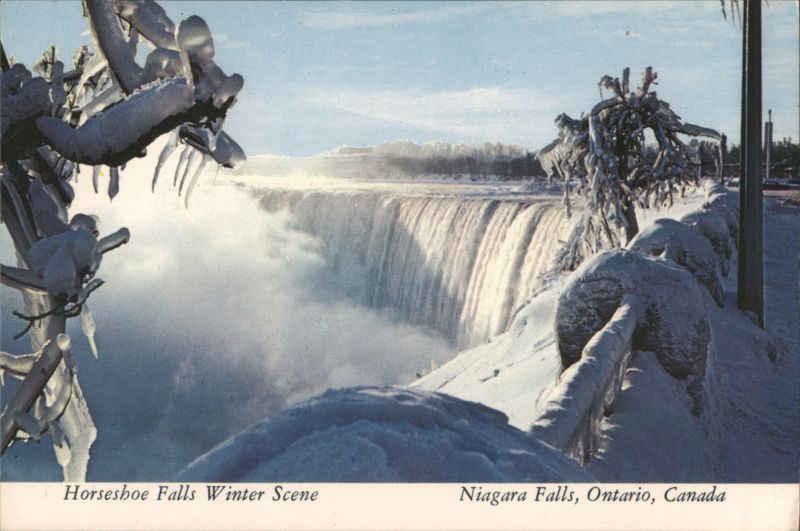 Horseshoe Falls Winter Scene, Niagara Falls, ON, Canada