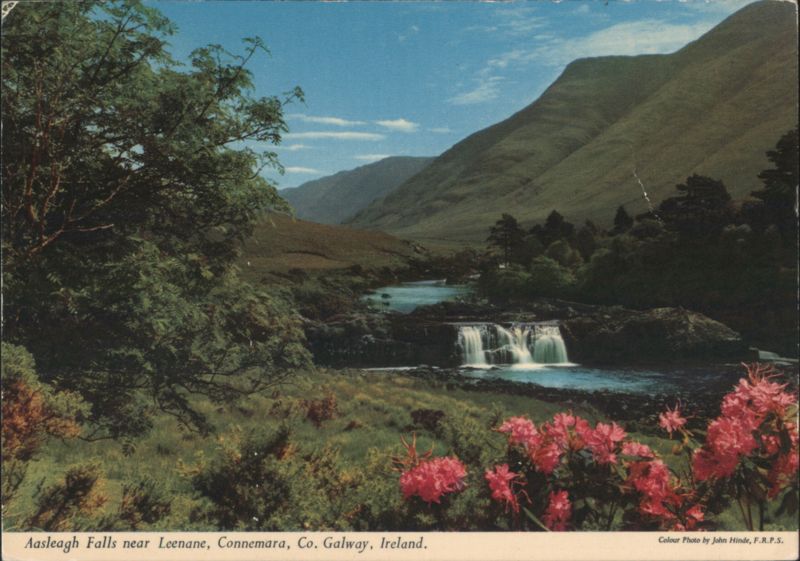 Aasleagh Falls, Leenane, Co. Galway, Ireland John Hinde