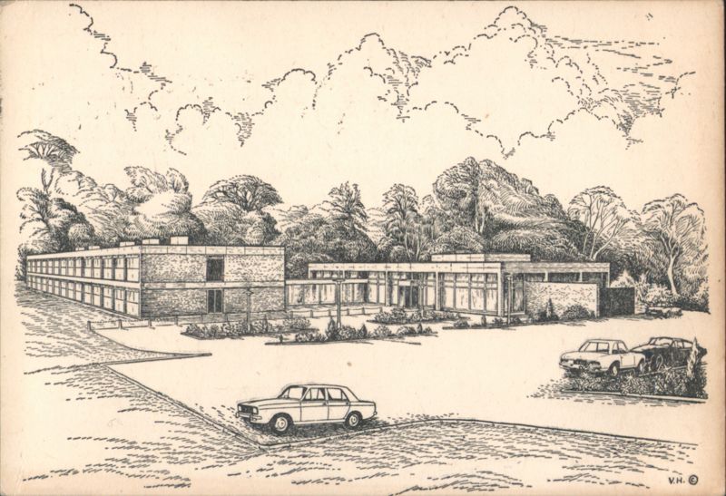 Hotel Westport Building Complex Illustration Ireland