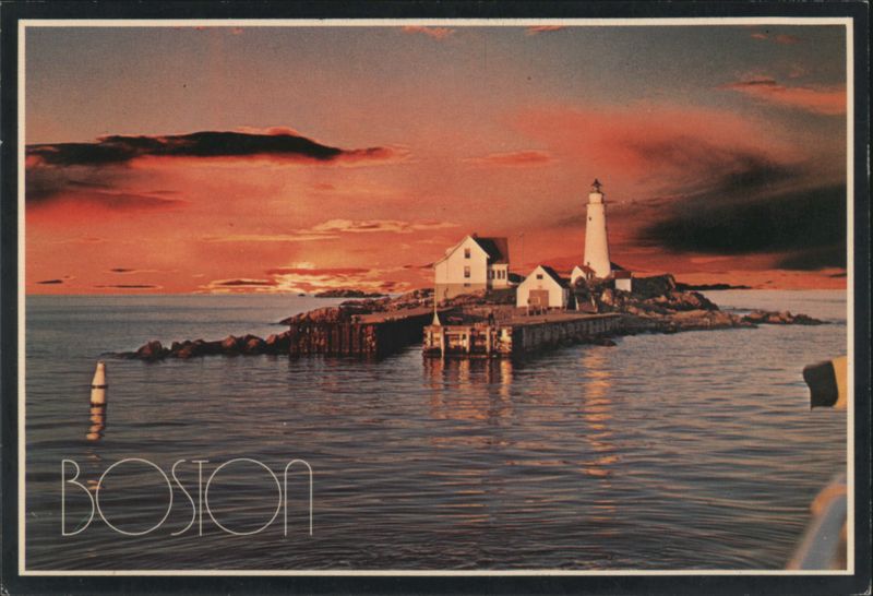 Boston Light, Little Brewster Island, Sunset