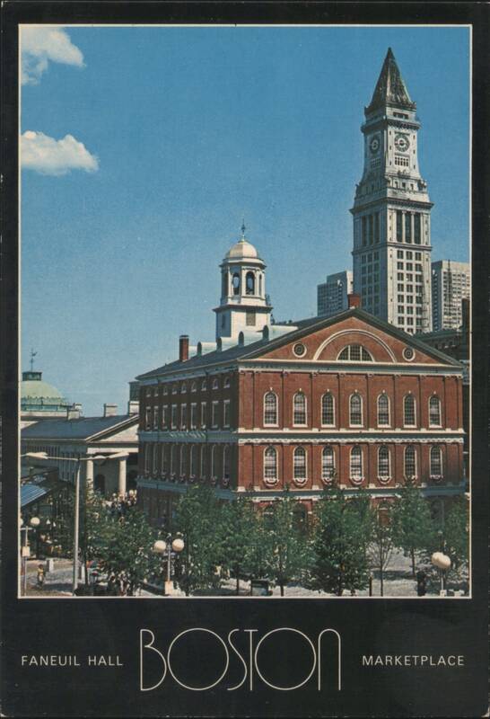 Faneuil Hall, Custom House Tower, Boston Marketplace Massachusetts