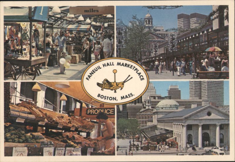 Faneuil Hall Marketplace Boston MA Multiple Views Massachusetts