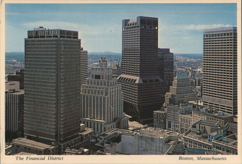 Financial District Boston Massachusetts Skyline Dino Sassi