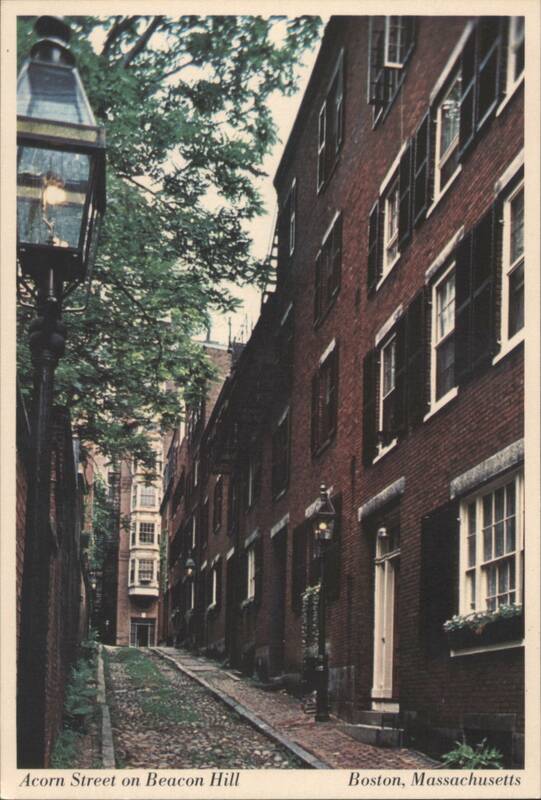 Acorn Street on Beacon Hill, Boston Massachusetts Dino Sassi