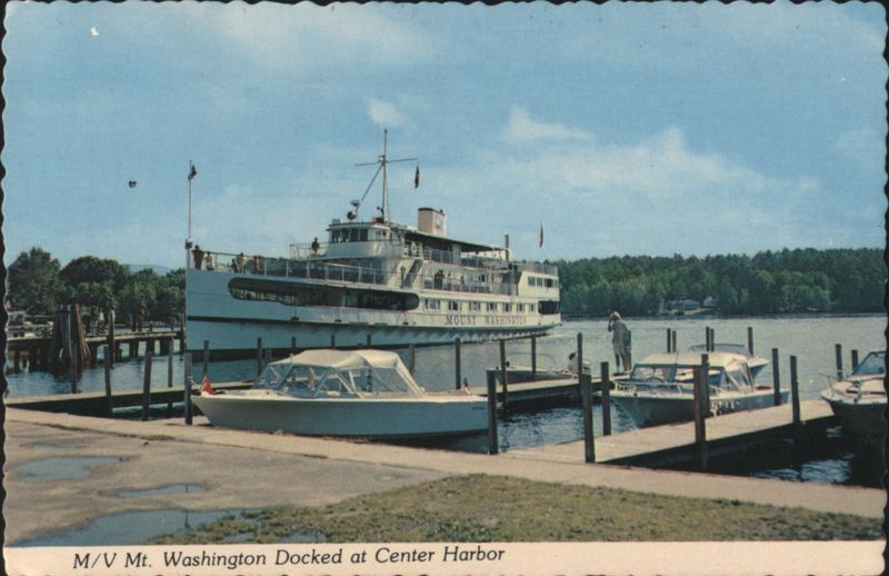 M/V Mt. Washington Docked, Center Harbor, Lake Winnipesaukee New Hampshire