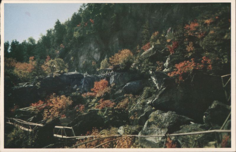 Starting the Cave Trip through the Rock Garden of the God, Polar Caves New Hampshire
