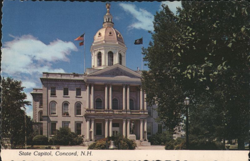 State Capitol Building, Gold Dome, Concord New Hampshire