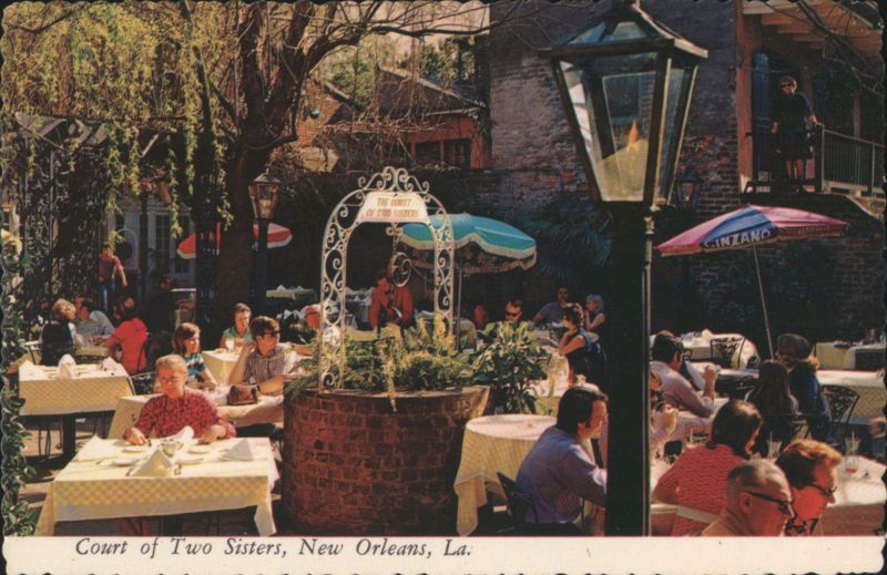 Court of Two Sisters, Outdoor Dining, French Quarter New Orleans Louisiana