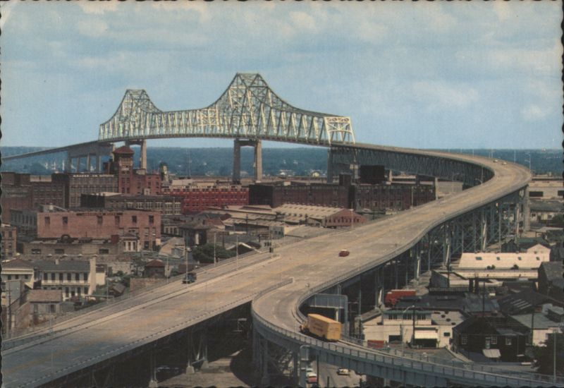 Greater New Orleans Bridge, Mississippi River Louisiana