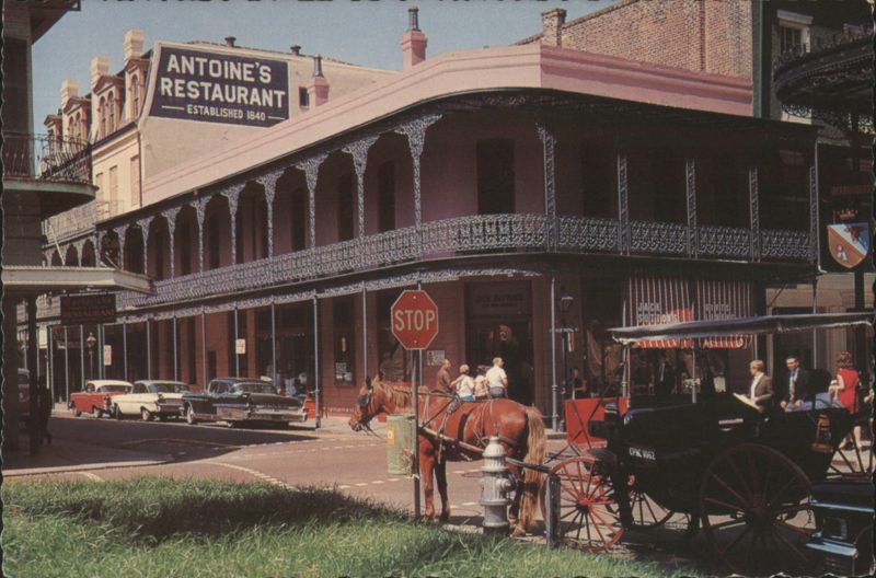 Antoine's Restaurant, Horse Carriage, New Orleans, LA Louisiana