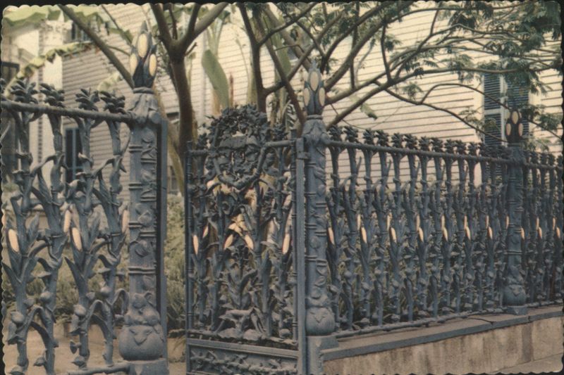 Cornstalk Fence, 915 Royal Street New Orleans Louisiana