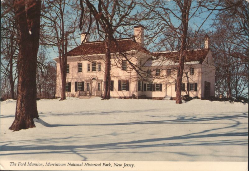 Ford Mansion, Morristown National Historical Park, Winter New Jersey