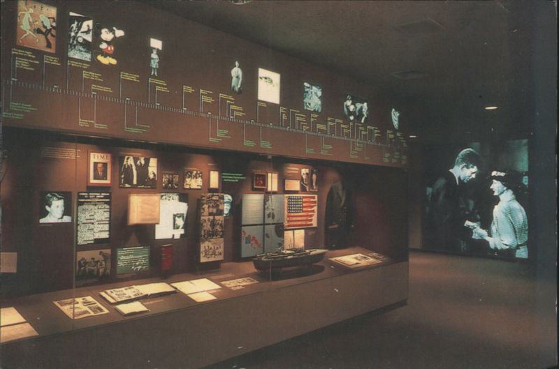 JFK Library Museum Exhibits, Boston MA Massachusetts