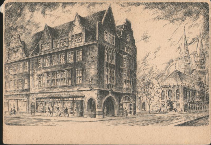 Brinckmann & Lange Hofjuweliere Bremen Architectural Drawing Germany
