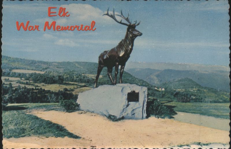 Elk War Memorial Whitcomb Summit Mohawk Trail North Adams Massachusetts