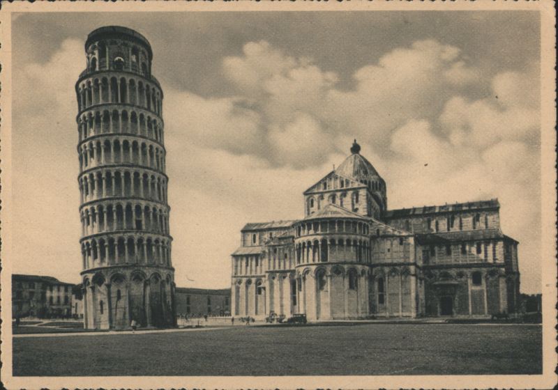 Leaning Tower and Apse of the Cathedral, Pisa Italy