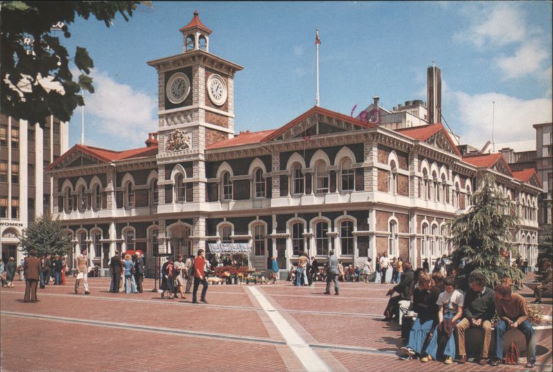 Cathedral Square, Post Office, Christchurch New Zealand
