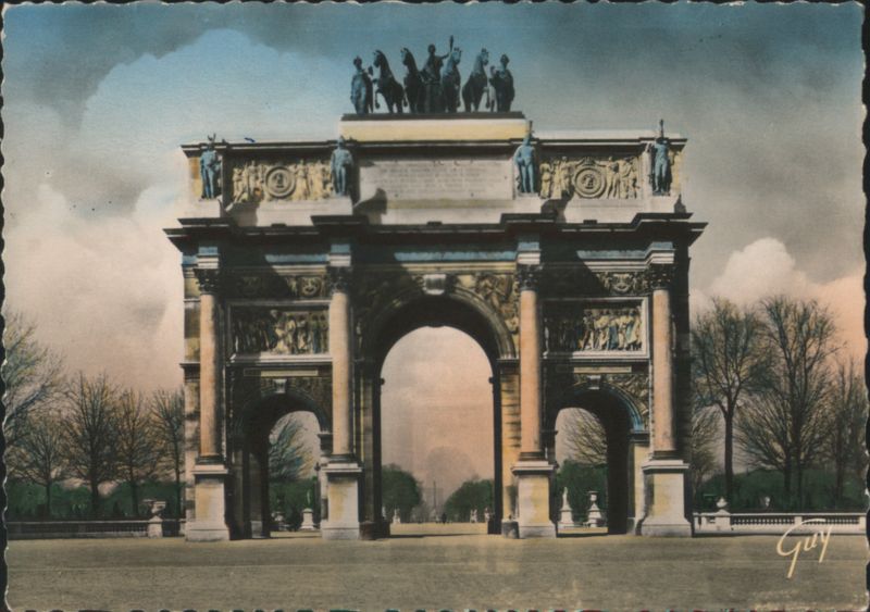 Arc de triomphe du Carrousel, Paris France