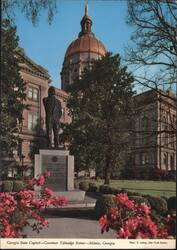 Georgia State Capitol - Governor Talmadge Statue Postcard