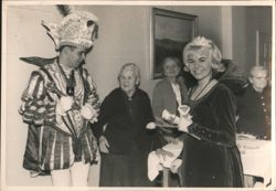 Carnival King and Queen with Guests Postcard