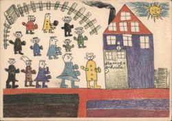 Our Schoolyard, Mamre School, Special School, Bethel Postcard