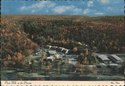 Penn Hills in the Poconos, Autumn Mountain Resort Postcard