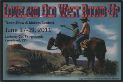 Loveland Old West Round-Up Trade Show & Makers Contest Postcard