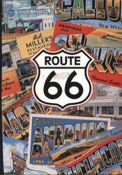 Route 66 Collage, Gallup, Amarillo, Tucumcari Postcard