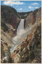 Lower Falls, Grand Canyon of the Yellowstone River, WY Postcard