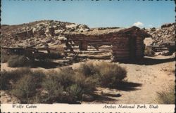 Wolfe Cabin, Arches National Park Postcard