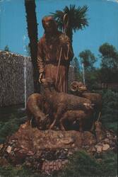 Good Shepherd Statue, Garden Grove, CA Postcard