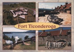 Fort Ticonderoga, New York Postcard