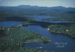 Fish Creek Ponds Campsite, New York Postcard
