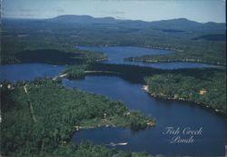 Fish Creek Ponds, New York Postcard