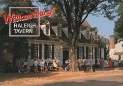 Williamsburg Raleigh Tavern Postcard