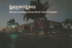 Larson's Lodge Kissimmee FL Disney World Postcard Chrome Postcard