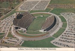 Indiana University Stadium, Indiana University Postcard