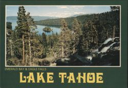 Emerald Bay & Eagle Falls, Lake Tahoe Postcard