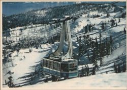 Squaw Valley Aerial Tramway, Lake Tahoe Postcard