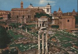 Roman Forum, Victor Emmanuel II Monument Postcard