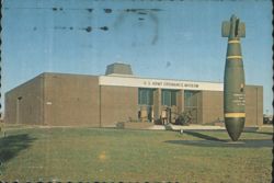 U.S. Army Ordnance Museum & 43,600 lb. Super Block-Buster Bomb Postcard