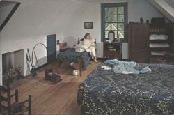 Brush-Everard House Southwest Bedroom, Williamsburg Postcard