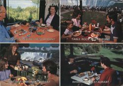 Niagara Parks Restaurants: Great Views of Falls & River Postcard